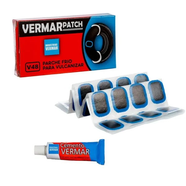 PARCHE CAJA + PEGAMENTO X 24