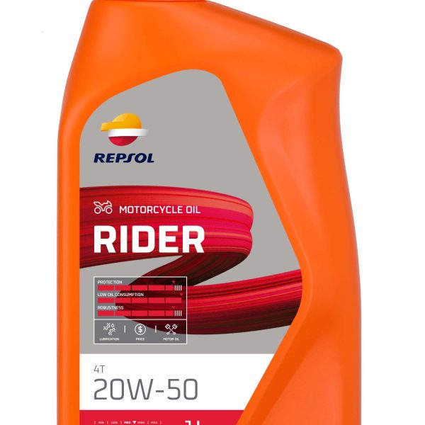 ACEITE REPSOL RIDER 4T 20W50 MINERAL