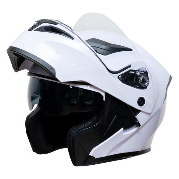 CASCO BLANCO ABATIBLE -ASIA