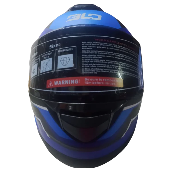 CASCO GDM NEGRO AZUL TALLA L