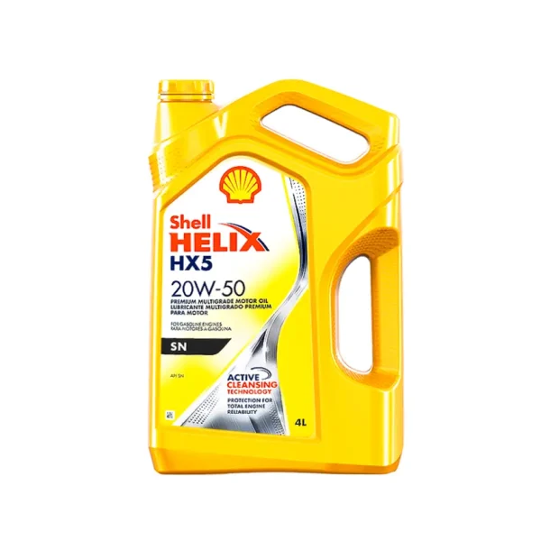 ACEITE SHELL HELIX HX5 20W50 CARRO X 4 LT