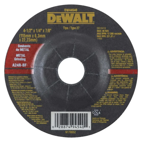 DISCO DE DESGASTE PARA FIERRO 4.51/4