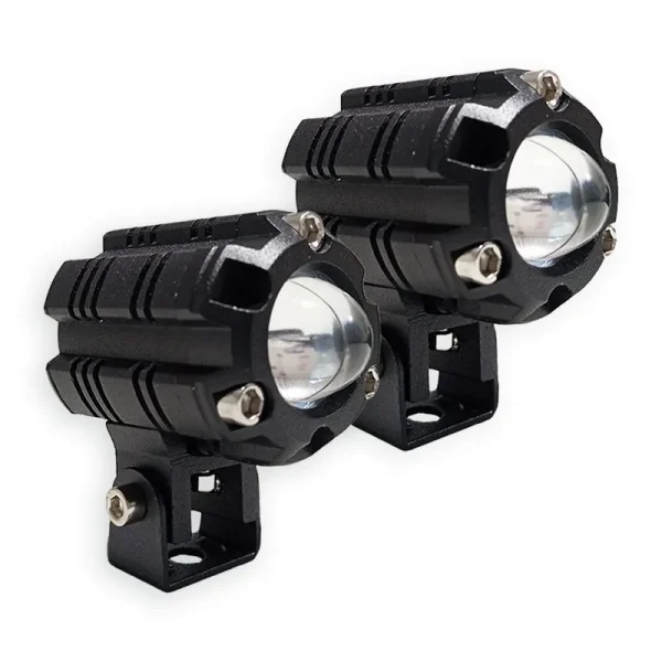 FOCO DELANTERO CAÑON DE ACERO WL-BS 02 C/ LUPA GL 125 -CD1136